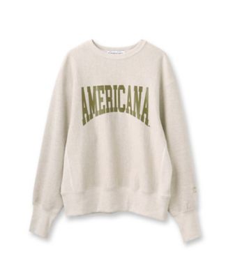 高価値】 Anmyi⭐︎Americana アメリカーナ ロゴスウェット グレー 