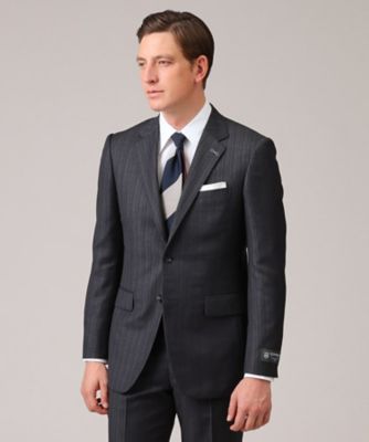 タケオキクチ最高級ドーメル DORMEUIL ストライプ スーツ セットアップ