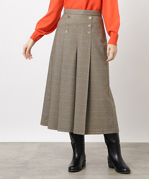  秋冬のマリンテイストが新鮮なスカートパンツ ガンクラブチェック(442)
