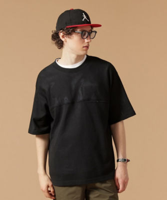 ＜TAKEO KIKUCHI (Men)＞【Ｍａｄｅ　ｉｎ　ＪＡＰＡＮ】コットンメッシュ　オーバーサイズ　Ｔシャツ（２００２２０３８１３）