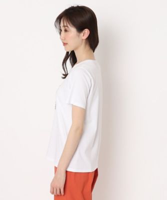 艶感コットンスムース　プリントＴシャツ（２００２２０５６４１）