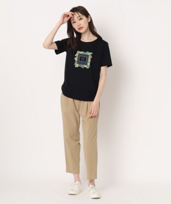 艶感コットンスムース　プリントＴシャツ（２００２２０５６４１）