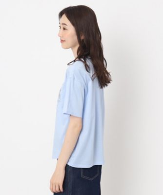 花柄プリントロゴＴシャツ（２００２２０５６６６）