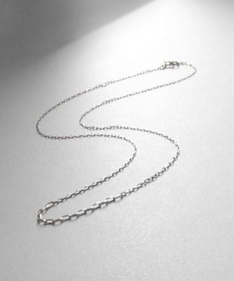＜COCOSHNIK (Women)＞プラチナ　長カットアズキグラデーション　ネックレス（２００２２０５８３５）