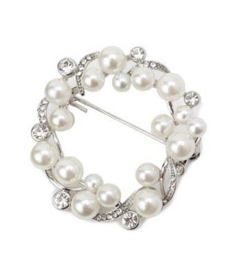 追加／フォーマル対応】フェイクパールブローチ（2002206732