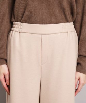 【日本製／セットアップ可】伸縮性、着心地の良さが魅力のワイドパンツ（２００２２０７５９６）