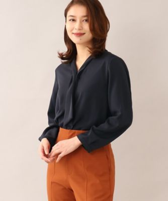 ◇【スーツのインナーに／洗える】パウダリークロス ボウタイ