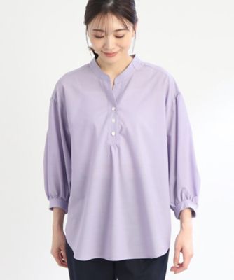 【夏SALE／接触冷感／洗える】オフボディシャツブラウス 夏SALE／接触冷感／洗える】オフボディシャツブラウス（シャツ