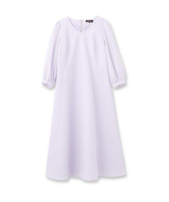 春SALE／接触冷感／洗える】Vネックサッカーワンピース