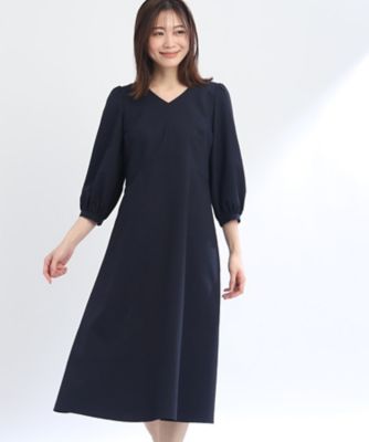＜Reflect (Women)＞【春ＳＡＬＥ／接触冷感／洗える】Ｖネックサッカーワンピース（２００２２１０４２６）