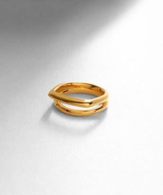 ＜COCOHNIK ONKITSCH (Women)＞シルバー　フロートリング　スクエア　ＧＰ（２００２２１０４８５）