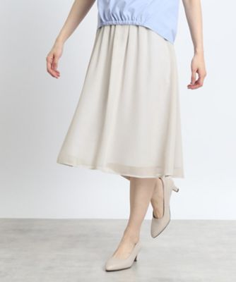 【夏ＳＡＬＥ／手洗い可】メッシュＡラインスカート（２００２２１０４９９）