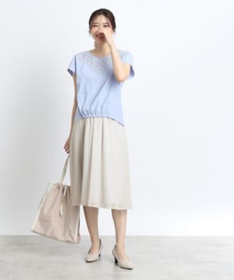 【夏ＳＡＬＥ／手洗い可】メッシュＡラインスカート（２００２２１０４９９）