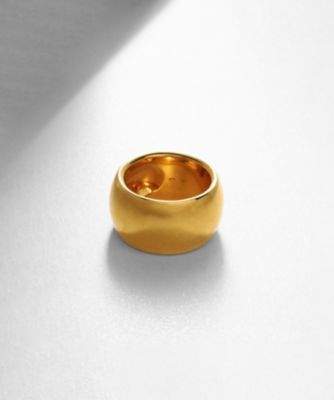 ＜COCOHNIK ONKITSCH (Women)＞シルバー　ボリュームリング　ドーム　ＧＰ（２００２２１０５０６）