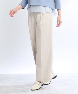 ＜Reflect (Women)＞【春ＳＡＬＥ／洗える】フルレングスワイドパンツ（２００２２１３１６０）