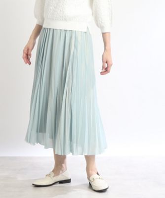 【春ＳＡＬＥ／洗える】シャイニーカラープリーツスカート（２００２２１３１６１）