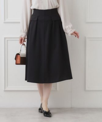 ＜COUTURE BROOCH (Women)＞【ふっくら冬素材】起毛ツイルフレアスカート（２００２２１５６４７）
