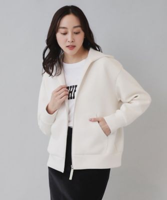 新品　Mサイズ　アンタイトル【羽織りでも/洗える】エアダンボールジップフーディー セール】【1枚でも羽織でも／洗える】エアダンボール ジップ