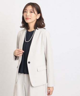 ＜GROVE (Women)＞着疲れ知らずの２ＷＡＹストレッチジャケット（２００２２１６３４１）