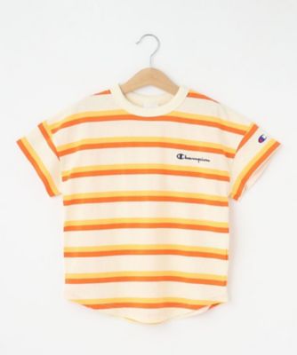 ＜DESSIN (Baby&Kids)＞◆Ｃｈａｍｐｉｏｎ（チャンピオン）キッズ　ボーダーショートスリーブＴシャツ　２４ＳＳ　【春夏新作】（ＣＫ－Ｚ３０６）（２００２２１８６８５）