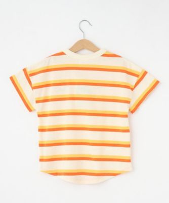 ◆Ｃｈａｍｐｉｏｎ（チャンピオン）キッズ　ボーダーショートスリーブＴシャツ　２４ＳＳ　【春夏新作】（ＣＫ－Ｚ３０６）（２００２２１８６８５）