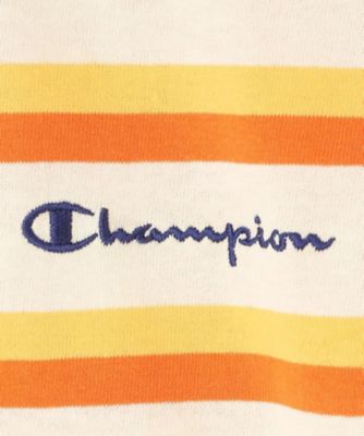 ◆Ｃｈａｍｐｉｏｎ（チャンピオン）キッズ　ボーダーショートスリーブＴシャツ　２４ＳＳ　【春夏新作】（ＣＫ－Ｚ３０６）（２００２２１８６８５）