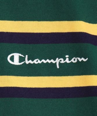 ◆Ｃｈａｍｐｉｏｎ（チャンピオン）キッズ　ボーダーショートスリーブＴシャツ　２４ＳＳ　【春夏新作】（ＣＫ－Ｚ３０６）（２００２２１８６８５）