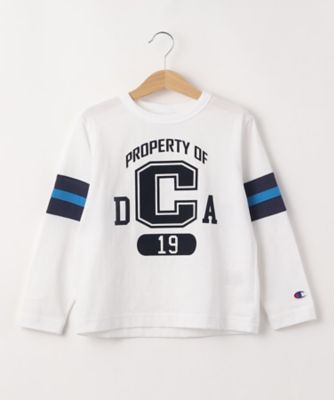 ＜DESSIN (Baby&Kids)＞Ｃｈａｍｐｉｏｎ（チャンピオン）フロッキープリントロングスリーブＴシャツ（２００２２１８６９０）