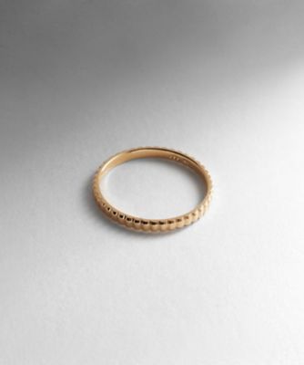 ＜COCOSHNIK (Women)＞Ｋ１０ガドルーンカット細　リング大（１６号）（２００２２１８７８５）