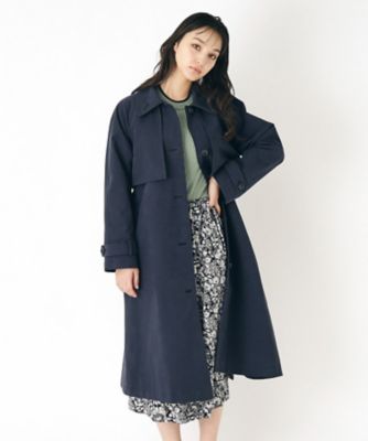 防花粉加工／３シーズン着用可】スタンドカラートレンチコート（２００２２２０６８５） | LAURA ASHLEY/ローラ アシュレイ |  三越伊勢丹オンラインストア・通販【公式】