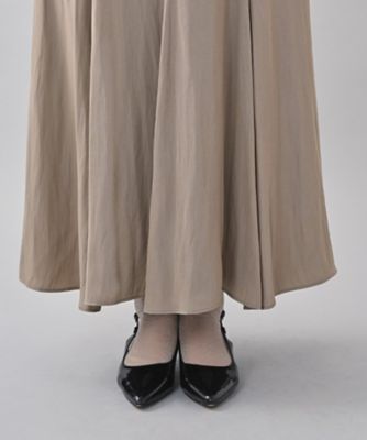 【人気スカート！／洗える】メロウパウダー　ロングスカート（２００２２２４８３０）
