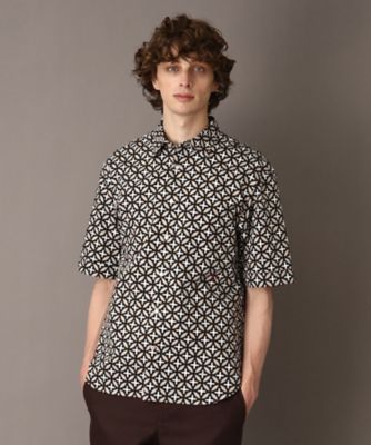 DRESSTERIOR オーバーラップサークルサテンシャツ　36サイズ セール】【CLASSY.5月号掲載】オーバーラップサークルサテン