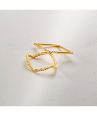 K10ダイヤモンド V字連続 リング（2002226968