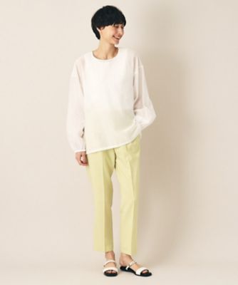◇Le glazik（ル グラジック）バックギャザーブラウス（シャツ