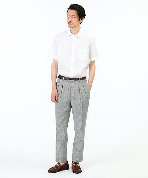 THE FLAGSHIP】グレンチェック ツータックパンツ THE FLAGSHIP】グレンチェック ツータックパンツ