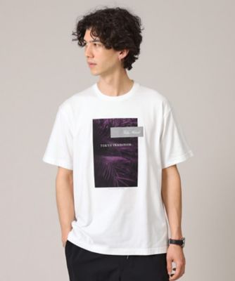 ＜TAKEO KIKUCHI (Men)＞【プリントＴ】ボタニカル　フォト　Ｔシャツ（２００２２３３３５４）