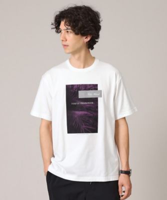 ＜三越伊勢丹/公式＞ TAKEO KIKUCHI (Men)/タケオキクチ ボタニカル フォト Tシャツ シロ001 トップス【三越伊勢丹/公式】