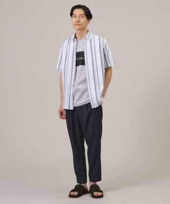 だいふく 日本製／プリントT】ラフタッチ ボックスプリント Tシャツ