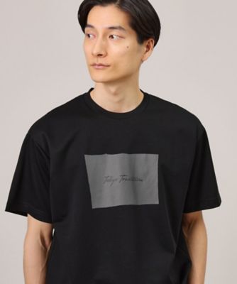 234○① FACETASM プリント ブラック クロップドTシャツ 1 FACETASM - WRINKLE CRUSHED ZIP SHIRT / リンクルクラッシュ