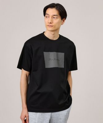 日本製／プリントT】ラフタッチ ボックスプリント Tシャツ