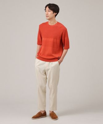 【美濃和紙】５分袖　ニットＴシャツ（２００２２３３３５９）