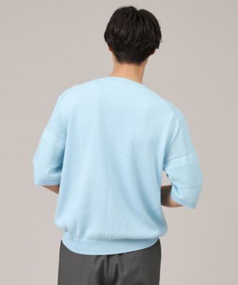 【美濃和紙】５分袖　ニットＴシャツ（２００２２３３３５９）