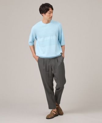 【美濃和紙】５分袖　ニットＴシャツ（２００２２３３３５９）