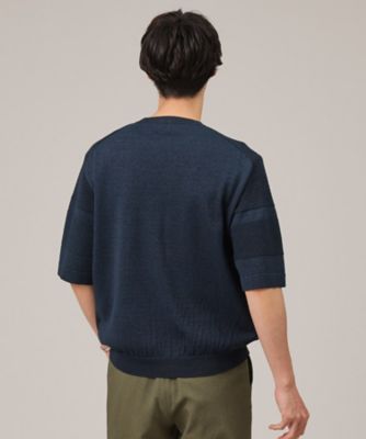【美濃和紙】５分袖　ニットＴシャツ（２００２２３３３５９）