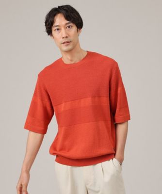 【美濃和紙】５分袖　ニットＴシャツ（２００２２３３３５９）