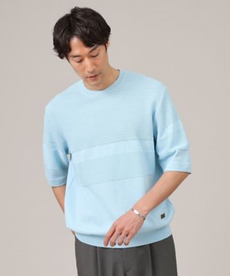 【美濃和紙】５分袖　ニットＴシャツ（２００２２３３３５９）