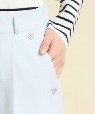 ソフトな風合いが嬉しい♪こなれ感満載の旬のワイドパンツ（２００２２３３４８１）