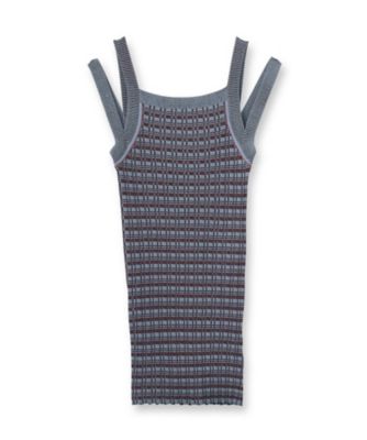 ｍｕｌｌｅｒ ｏｆ ｙｏｓｈｉｏｋｕｂｏ（ミュラーオブヨシオクボ）ＢＬＯＣＫ ＲＩＢ ＴＡＮＫ ＫＮＩＴ（２００２２３３６３８） |  DRESSTERIOR (Women)/ドレステリア | 三越伊勢丹オンラインストア・通販【公式】