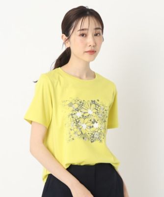 レースフラワー＆プリントＴシャツ（２００２２３５１５１）