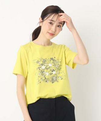 レースフラワー＆プリントＴシャツ（２００２２３５１５１）